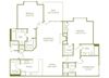 3 Bed 2 Bath Floor Plan 3 Bed 2 Bath Floor Plan at Wynfield Trace, Peachtree Corners, Georgia